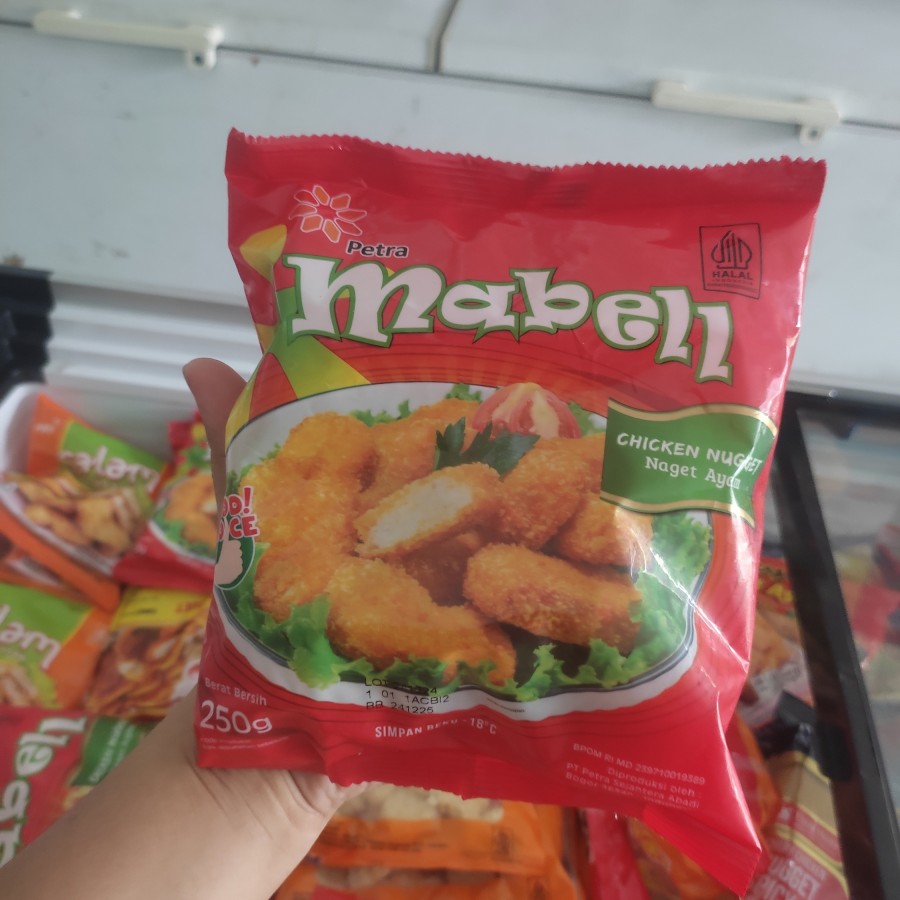 chciken nuget mabel ukuran 250gr