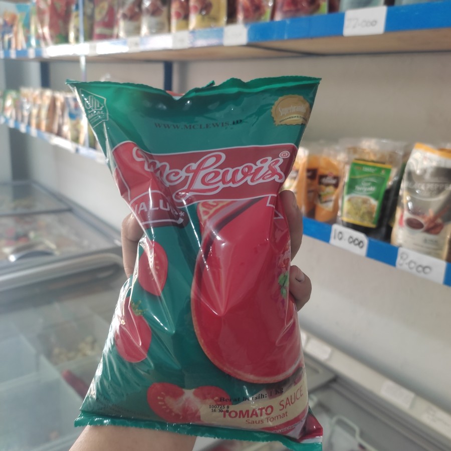 mclewis saus tomat bantal