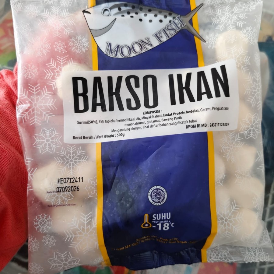 moon fish Bakso ikan 500gr
