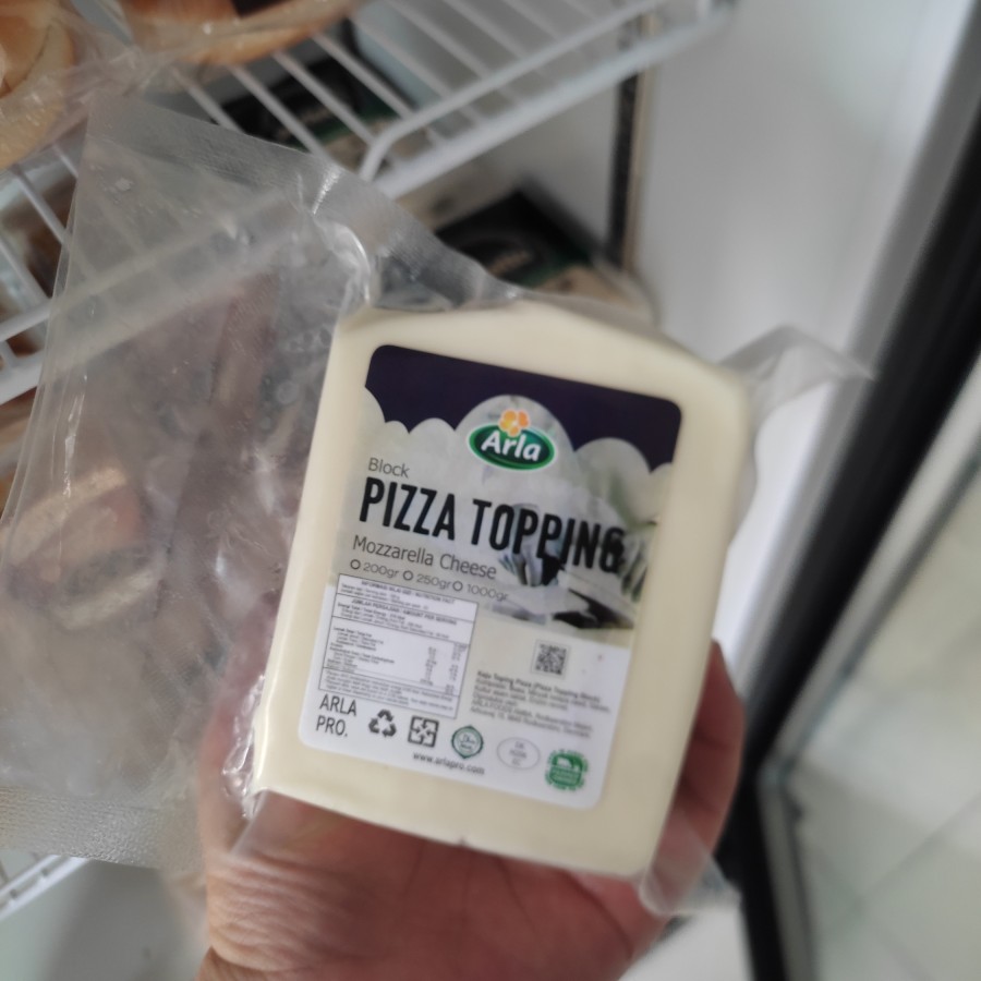 mozzarella arla toping pizza